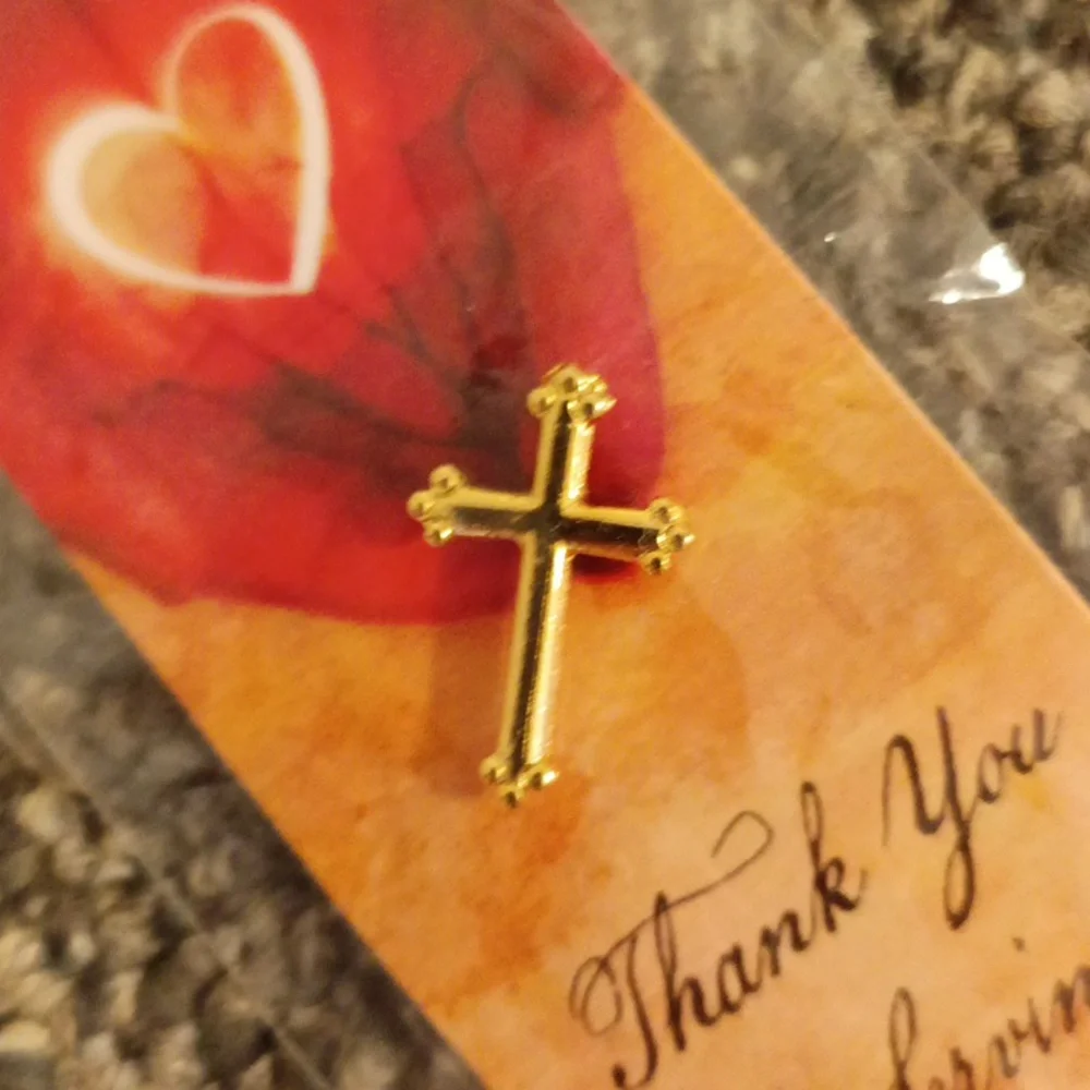 Religious keychain Serving with a heart like Jesus